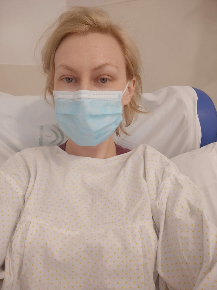 Szpitalne selfie, a jak.